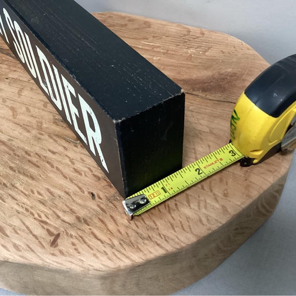 🔵 I ❤️ My Soldier - Beautiful Patriotic Home Decor for Mom, Wife, Son, Daughter - Picture 10 of 11